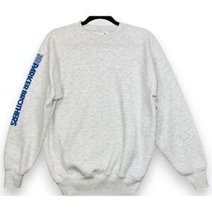 Vintage Parker Brothers Sweatshirt Mens L Gray Miller Raglan Sleeve 90s USA Made